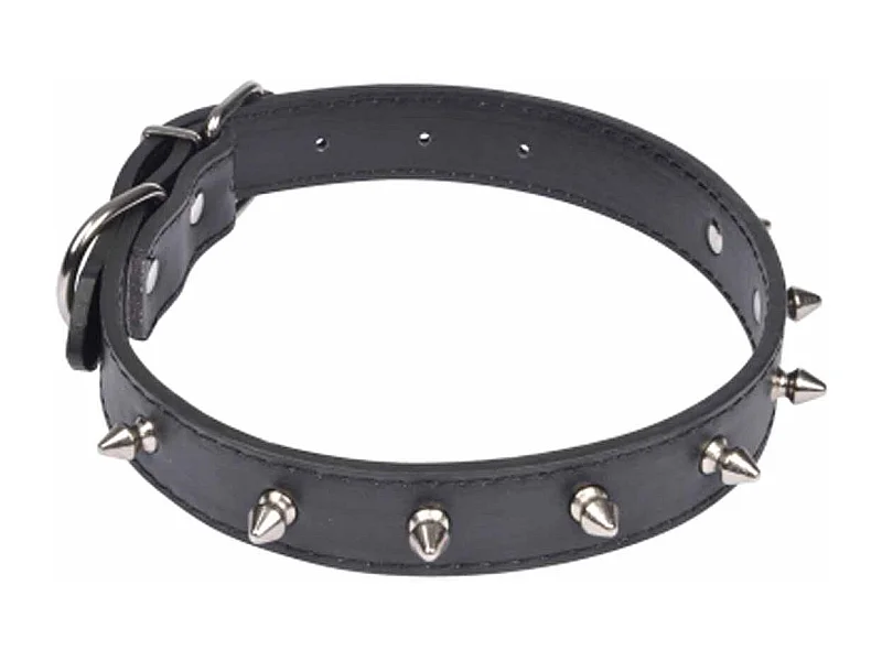 Collier Fantaisie pour Chien "Pics" 55cm Noir
