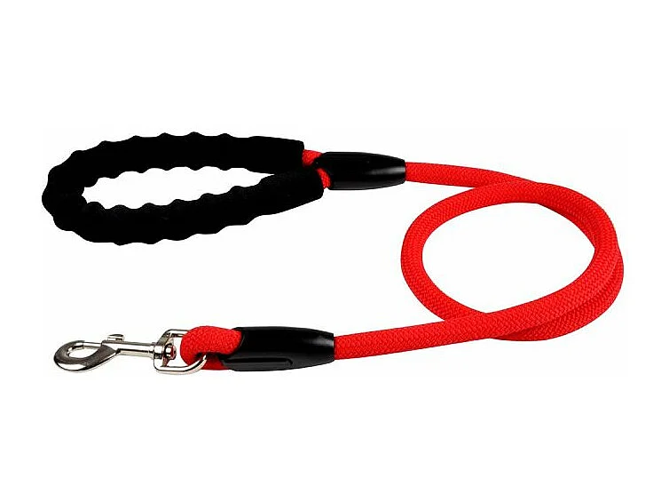 Laisse pour Chien "Corde" 120cm Rouge