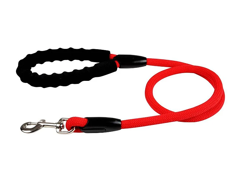 Laisse pour Chien "Corde" 120cm Rouge
