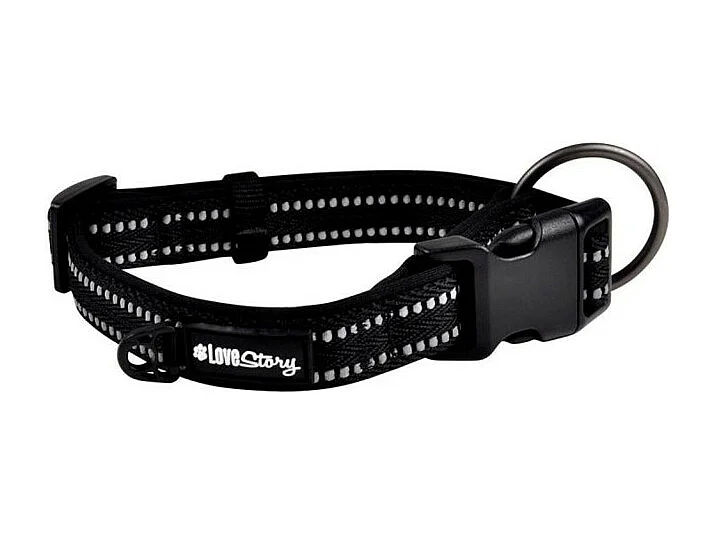 Collier pour Animaux "Expert Réglable" 65cm Noir