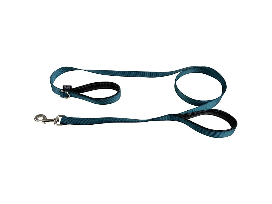 Laisse de Dressage "Double Poignées" 190cm Émeraude