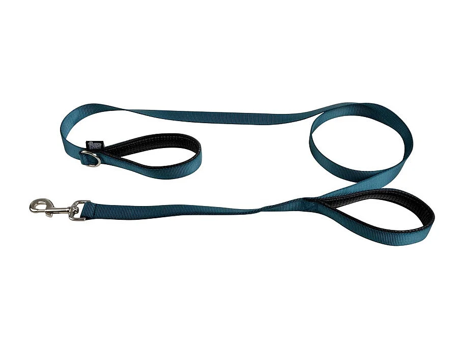 Laisse de Dressage "Double Poignées" 190cm Émeraude