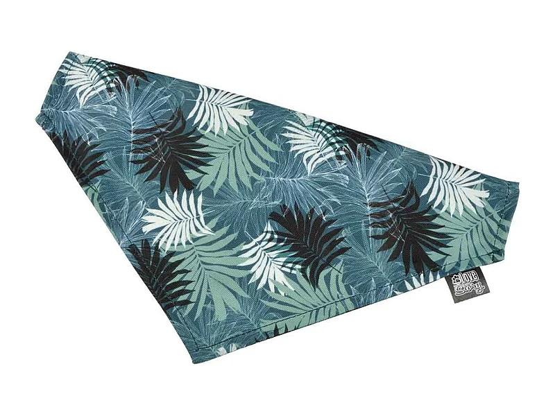 Bandana pour Animaux Imprimé "Eden" 31cm Bleu