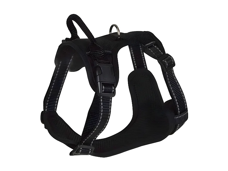 Harnais Anti-Traction pour Chien "Sécurité" 100cm Noir