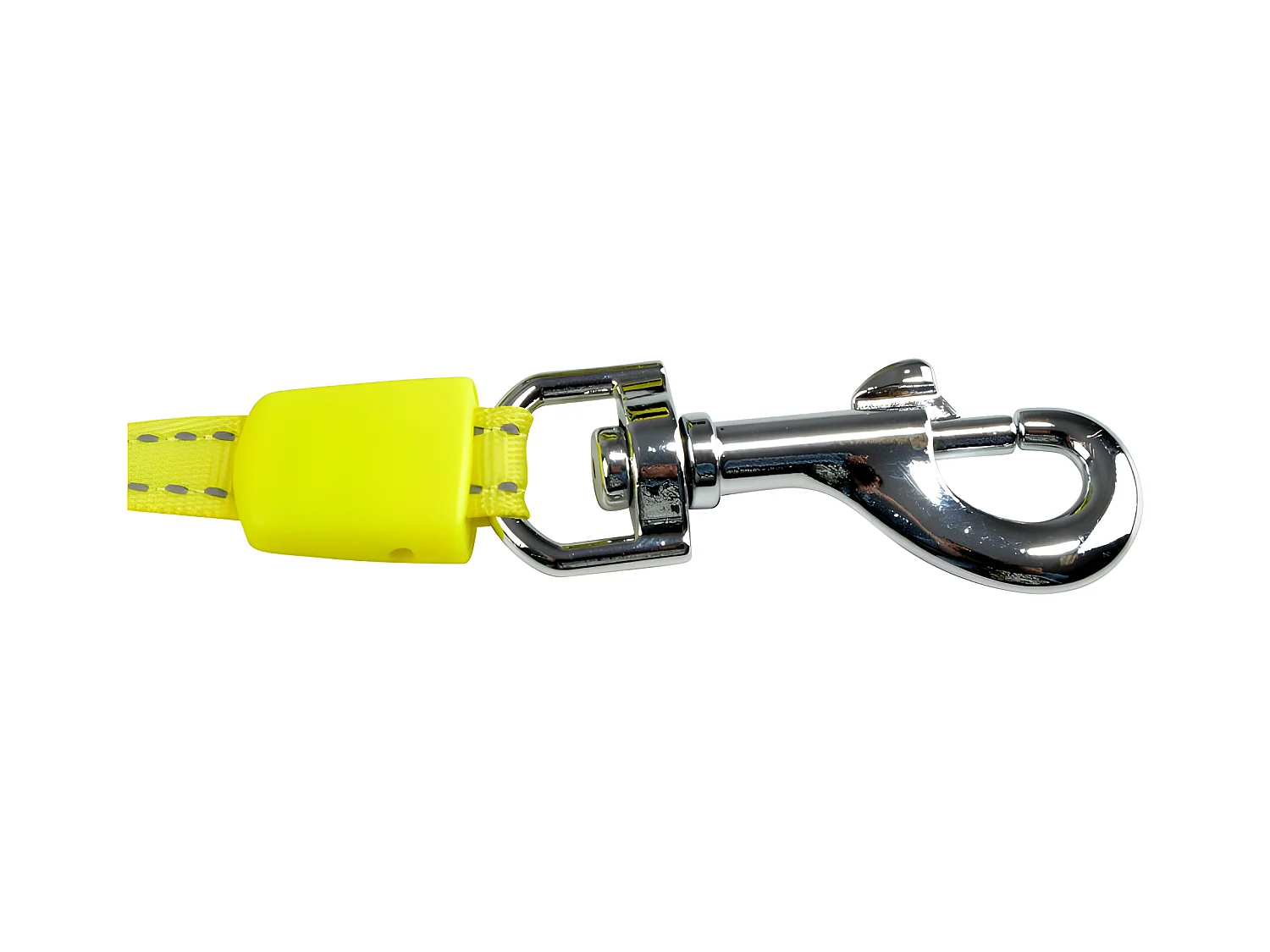 Laisse Rétractable Chien "Réfléchissant" 16cm Jaune