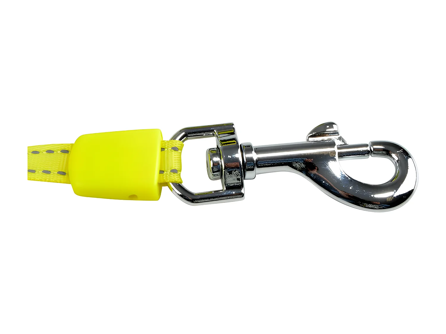 Laisse Rétractable Chien "Réfléchissant" 16cm Jaune