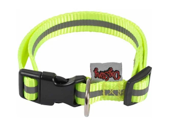 Collier Pour Chien "Bande Réfléchissante" 45cm Jaune