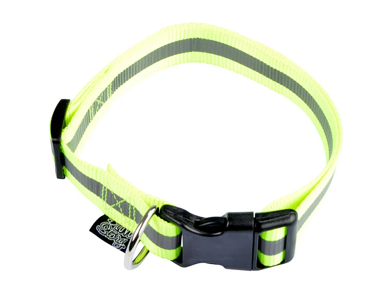 Collier Pour Chien "Bande Réfléchissante" 65cm Jaune