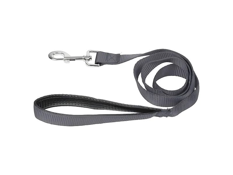 Laisse Chien Confort "Essentiel" 120cm Anthracite