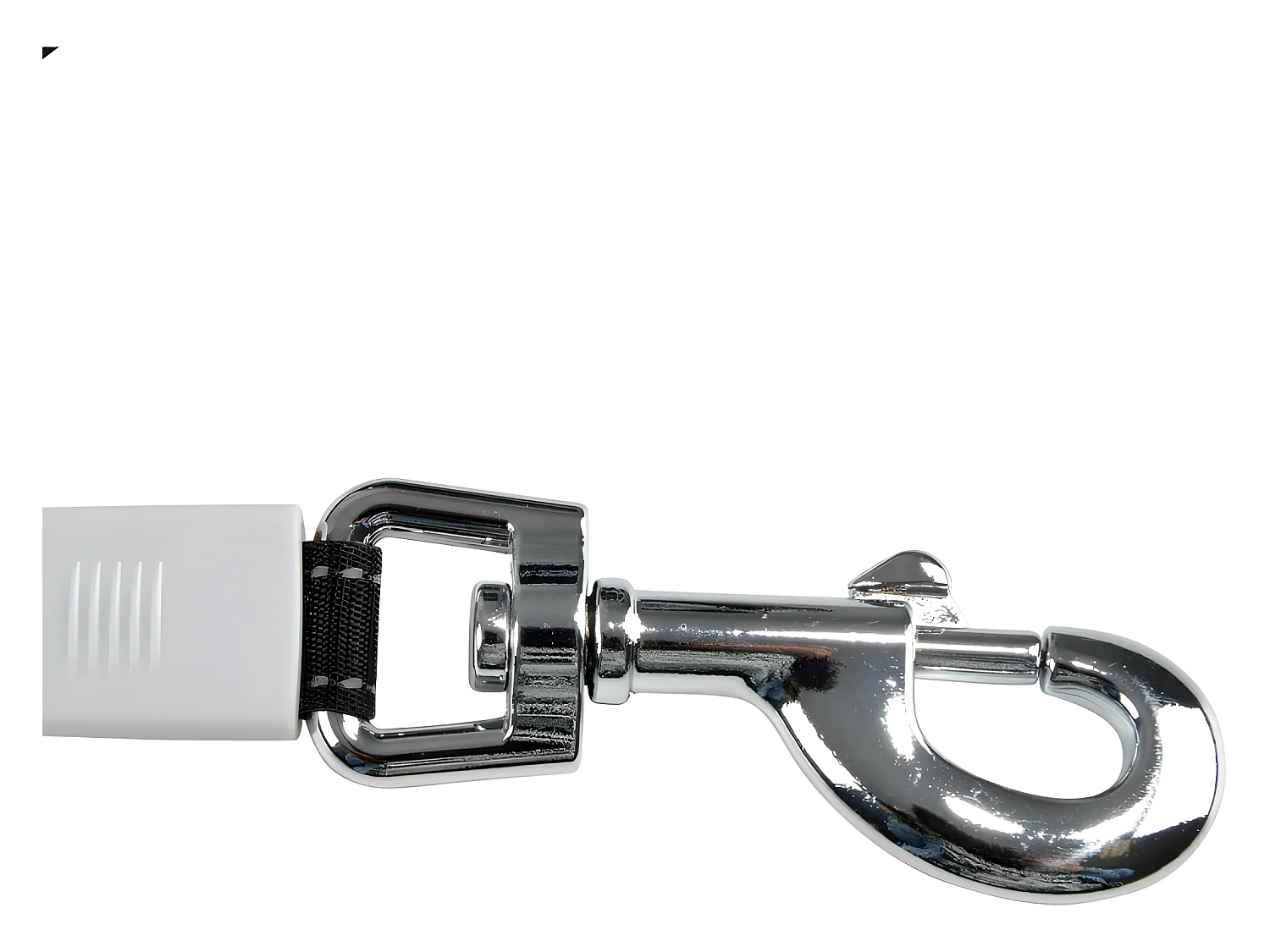 Laisse Rétractable Chien "Résistante" 20cm Blanc