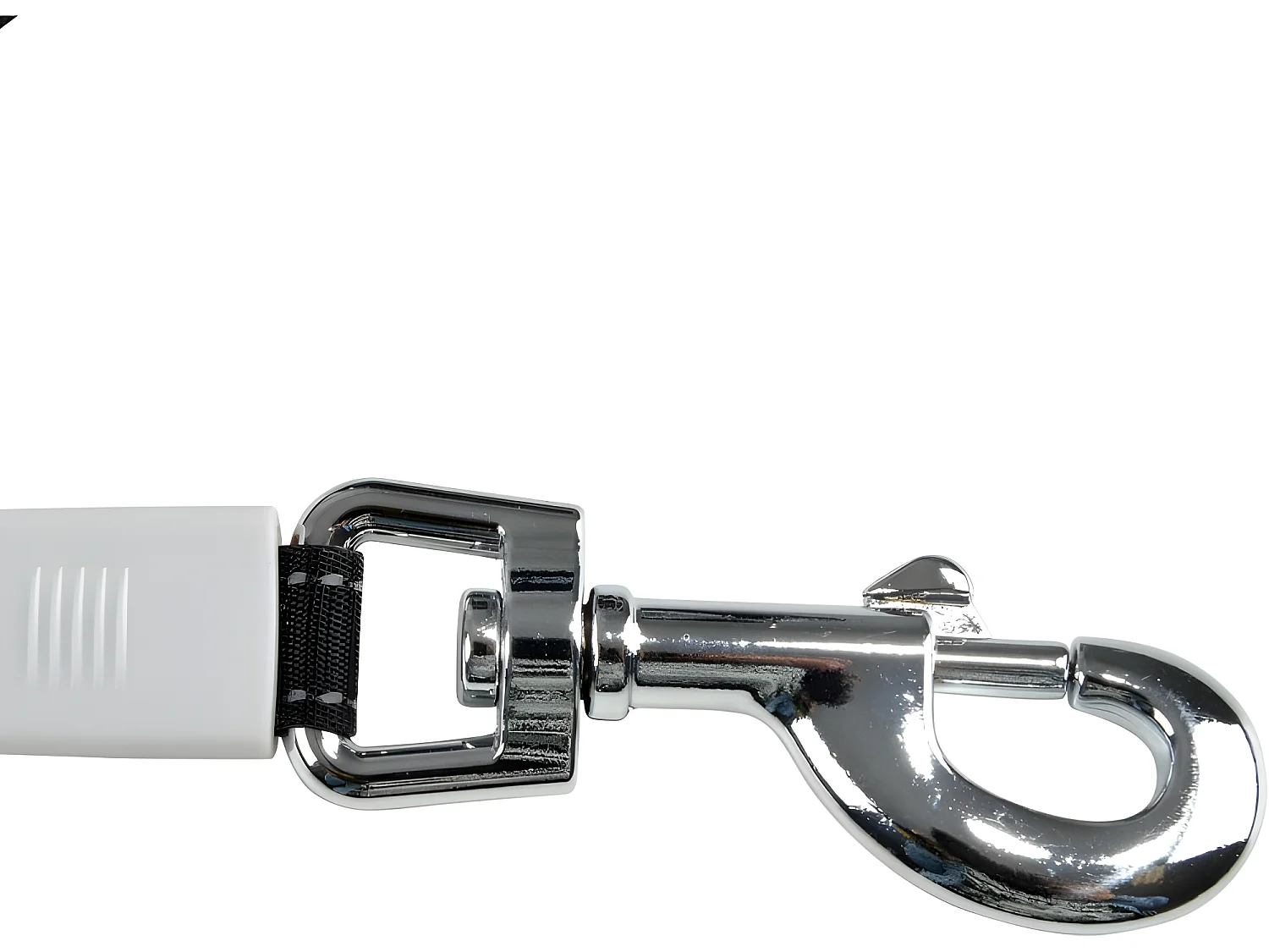 Laisse Rétractable Chien "Résistante" 20cm Blanc