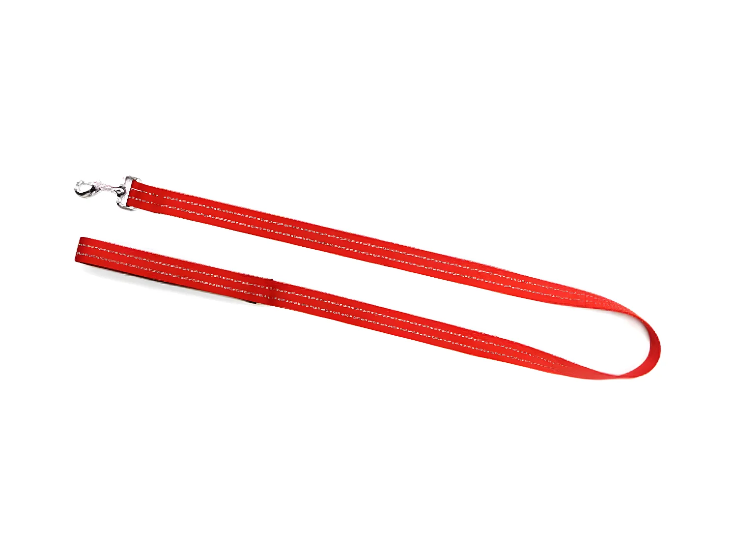 Laisse pour Chien "Couture Réfléchissante" 120cm Rouge
