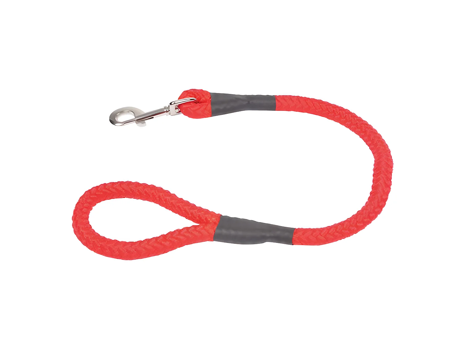 Laisse Chien Ronde "Essentiel" 60cm Rouge