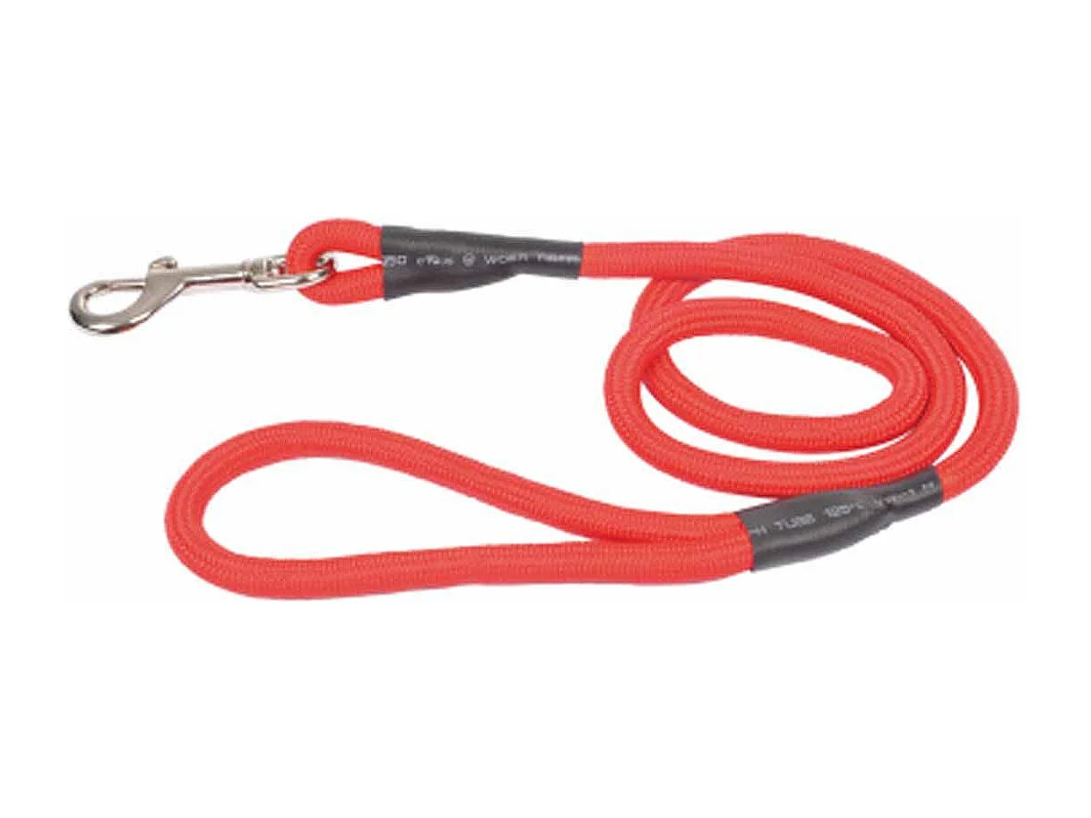 Laisse Chien Ronde "Essentiel" 100cm Rouge