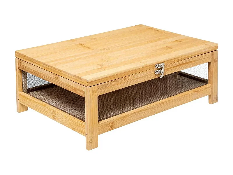 Cave à Fromage & Plateau "Bambou" 39cm Naturel