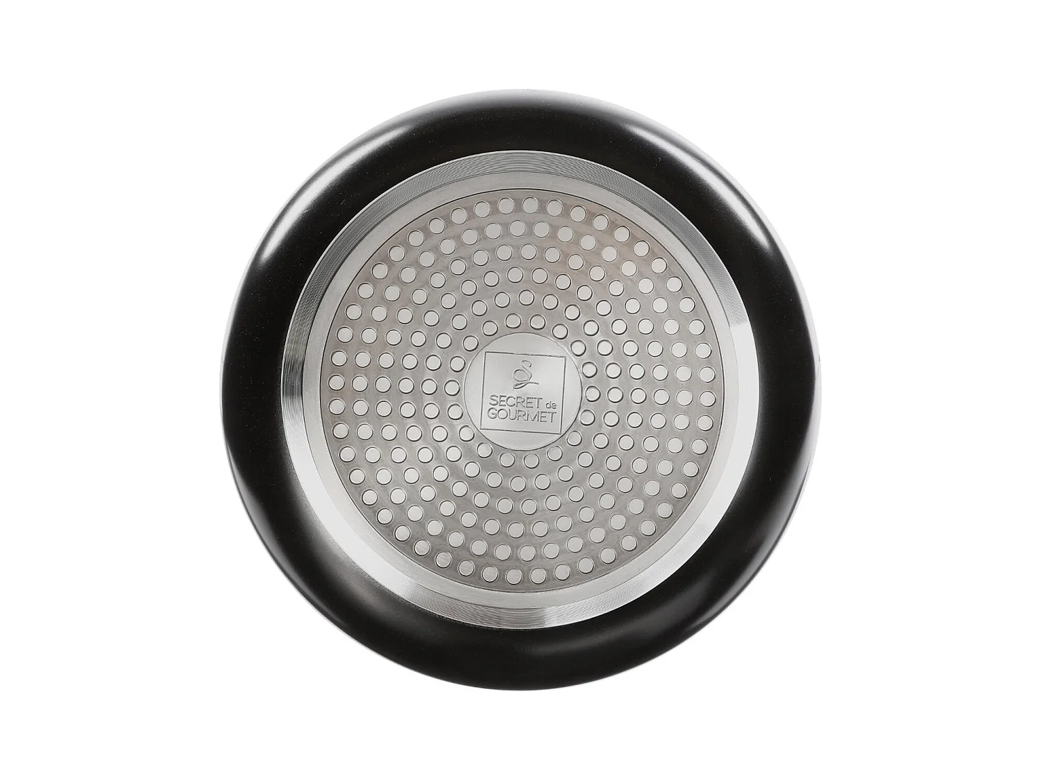 Lot de 3 Casseroles Poignée Amovible "Pierre" 20cm Noir