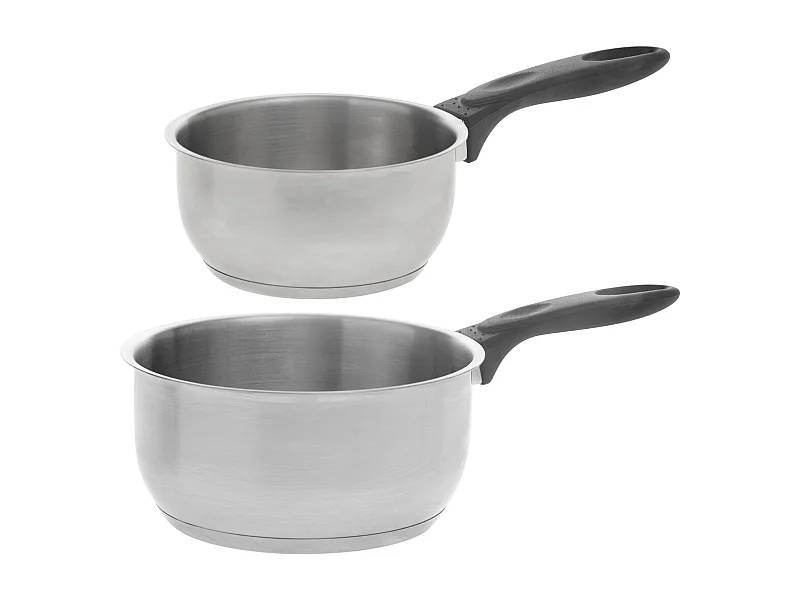 Lot de 2 Casseroles en Inox "Tyo" 35cm Argent