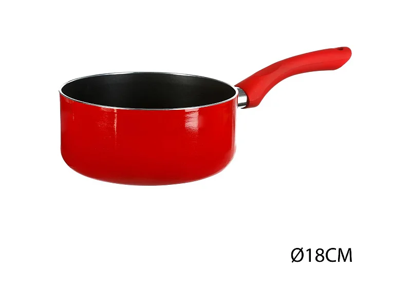Casserole en Alumunium "Essentielle" 18cm Rouge