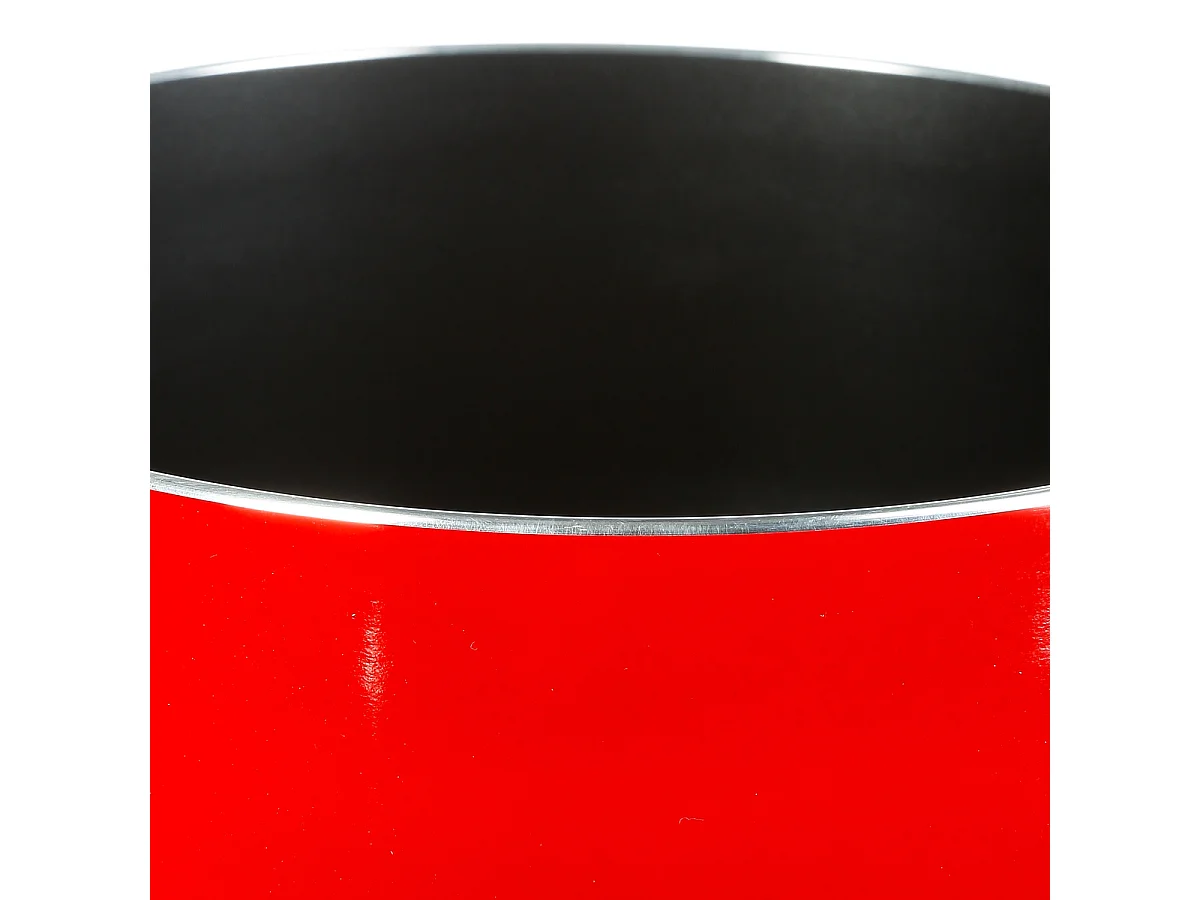 Casserole en Alumunium "Essentielle" 18cm Rouge