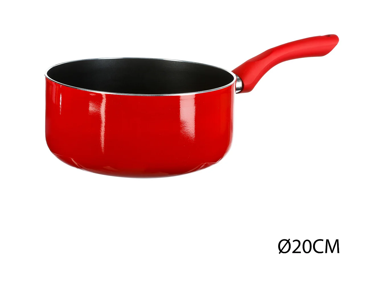 Casserole en Aluminium "Essentielle" 20cm Rouge