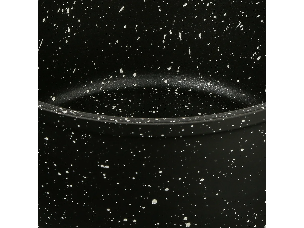 Casserole en Aluminium "Pierre" 20cm Noir