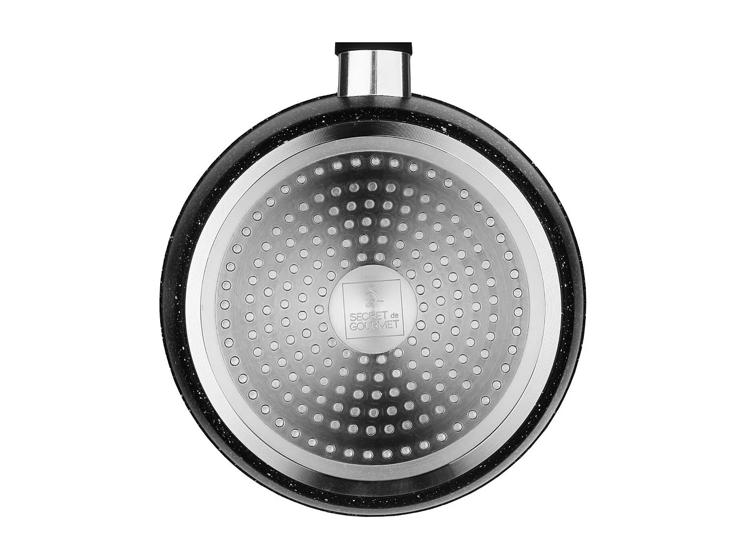 Casserole en Aluminium "Pierre" 20cm Noir