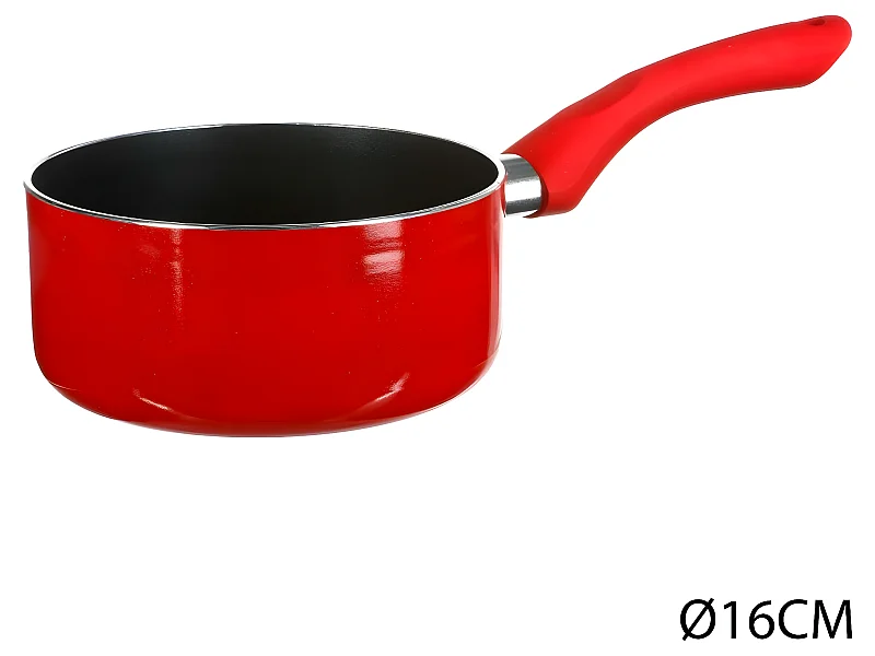 Casserole en Alumunium "Essentielle" 16cm Rouge