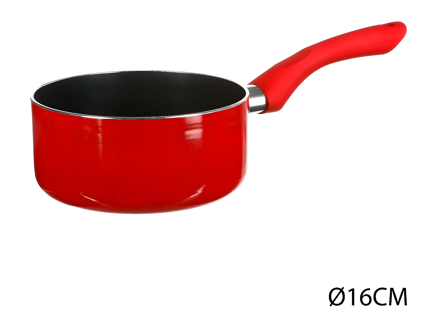 Casserole en Alumunium "Essentielle" 16cm Rouge