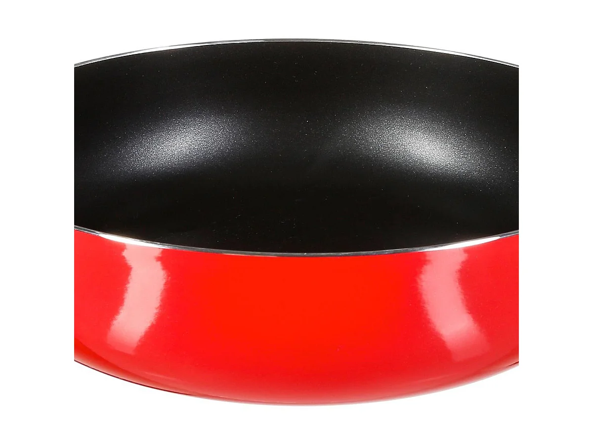 Sauteuse en Alumunium "Essentielle" 28cm Rouge