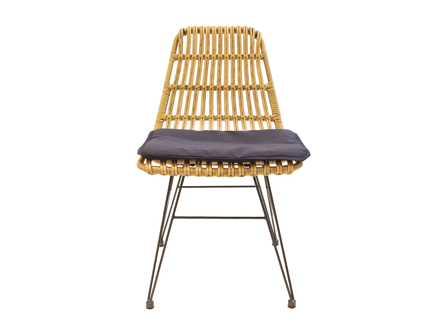 Chaise Surabaya - Lot De 2 Marron, Gris