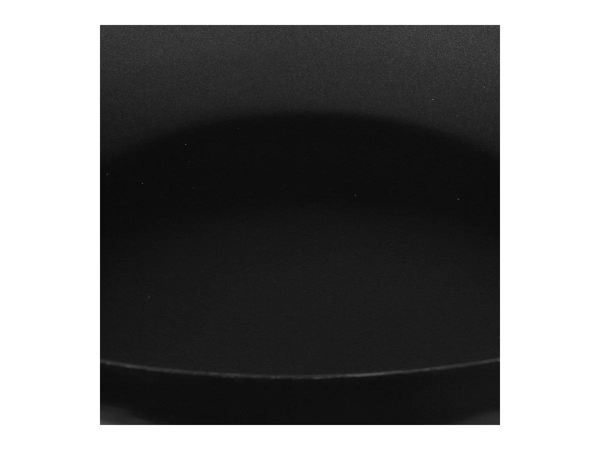 Wok en Acier & Manche en Bois "Tio" 35cm Noir