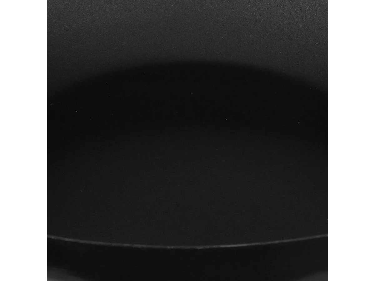 Wok en Acier & Manche en Bois "Tio" 35cm Noir