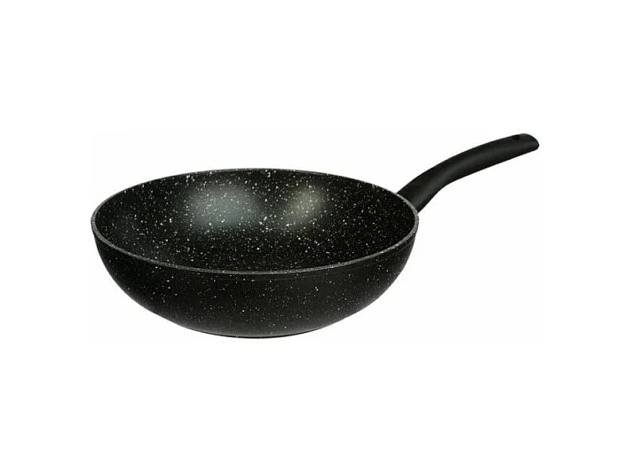 Wok en Aluminium "Pierre" 28cm Noir