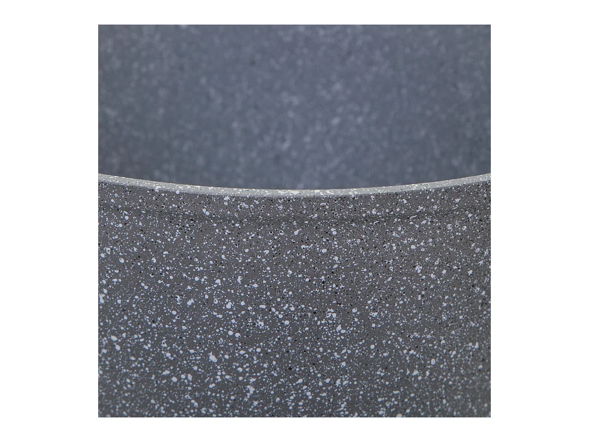 Wok en Aluminium "Nature" 28cm Gris