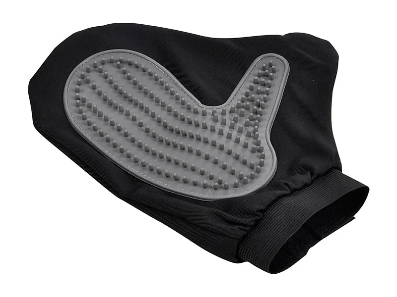 Gant de Brossage pour Chien & Chat "1 Face" 24cm Noir