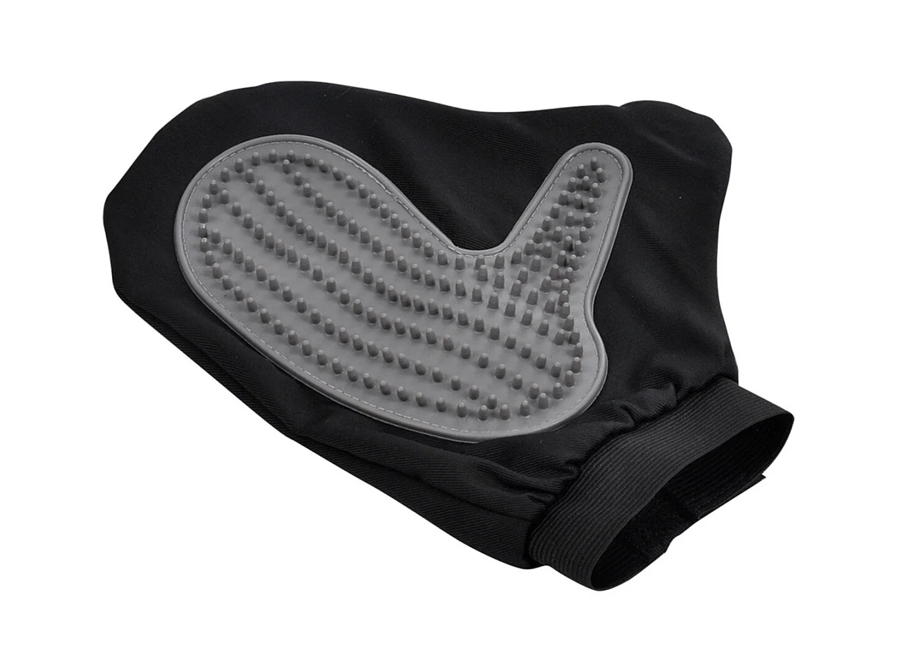 Gant de Brossage pour Chien & Chat "1 Face" 24cm Noir