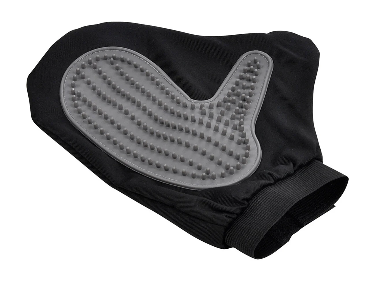 Gant de Brossage pour Chien & Chat "1 Face" 24cm Noir