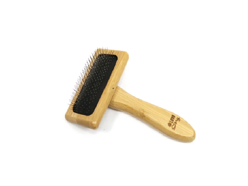 Brosse de Toilettage "Bambou" 15cm Naturel