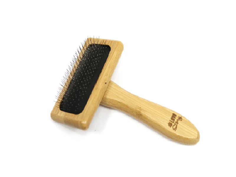 Brosse de Toilettage "Bambou" 15cm Naturel