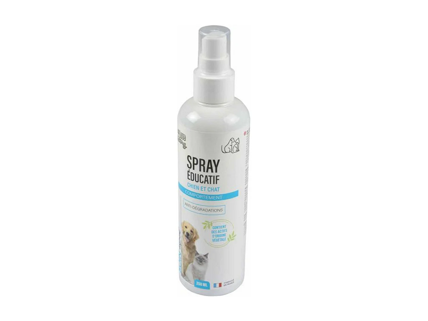 Spray Éducatif pour Chien & Chat "Soin Expert" 250ml Blanc