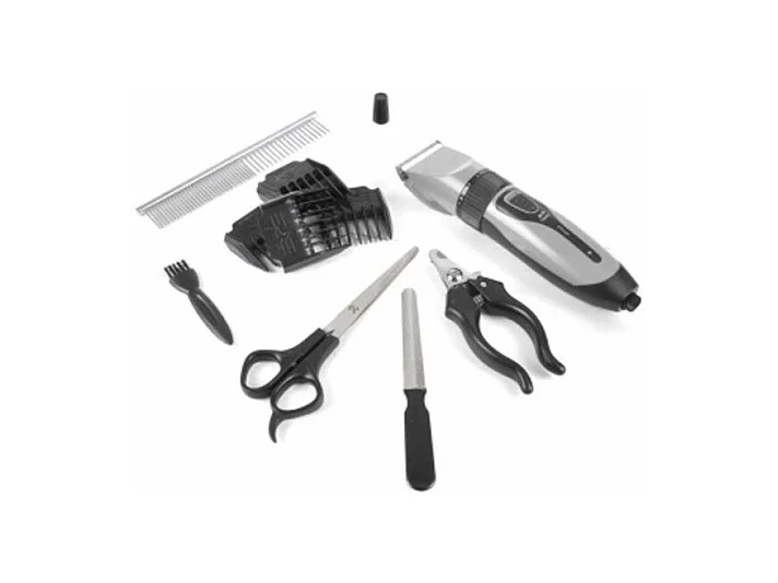 Kit de Toilettage pour Chien "Avec Tondeuse" Noir