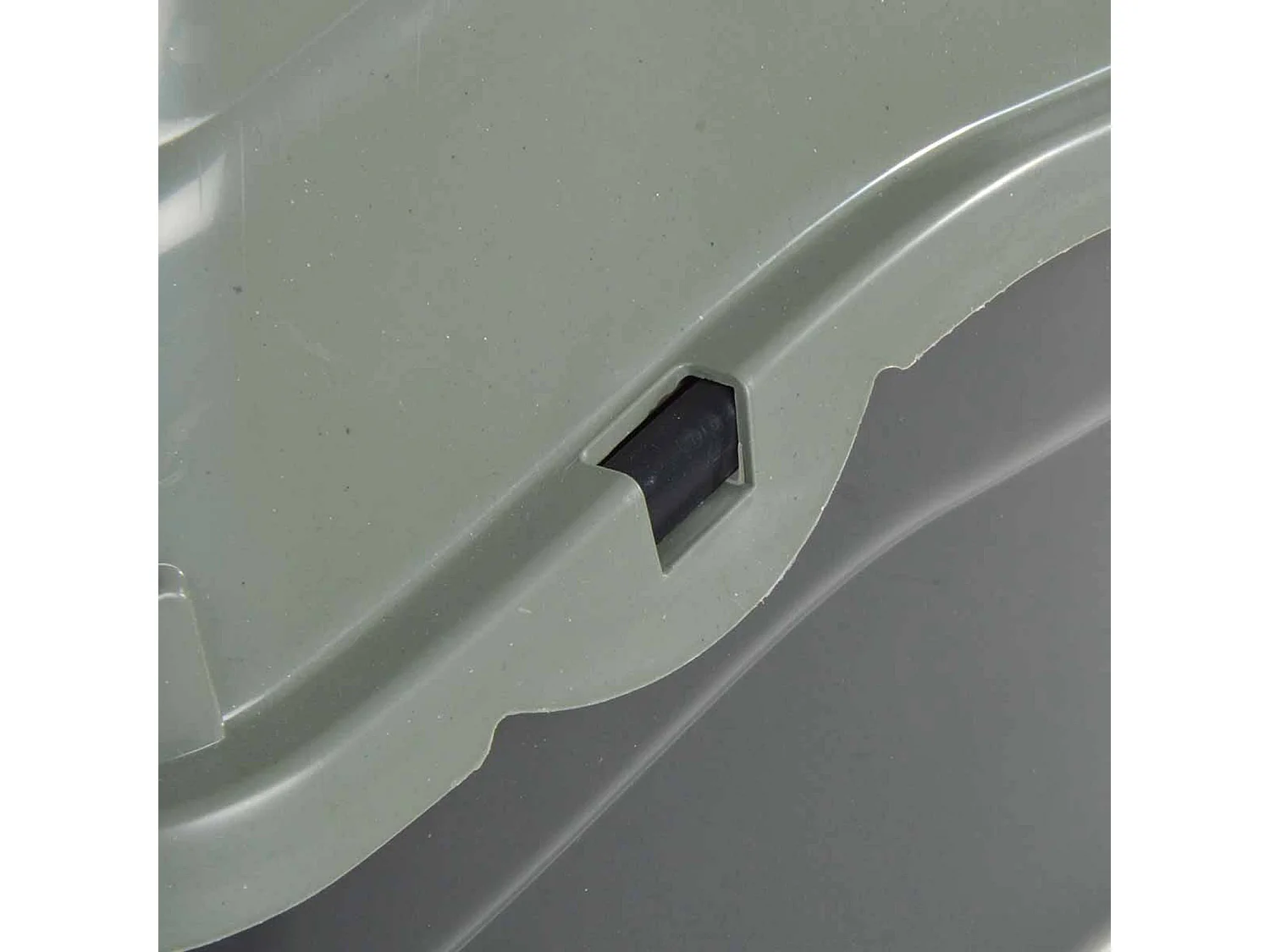 Litière pour Chat "Toilette" 57cm Vert & Anthracite