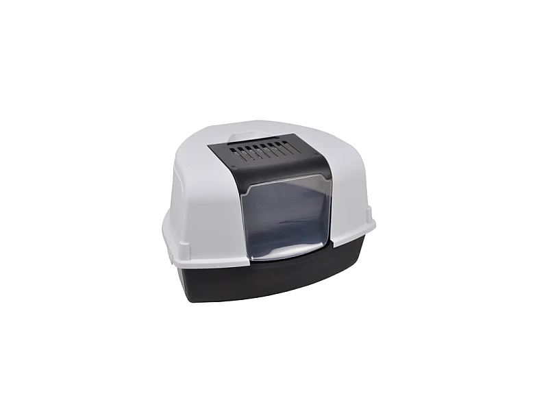 Litière pour Chat "Toilette" 58cm Anthracite