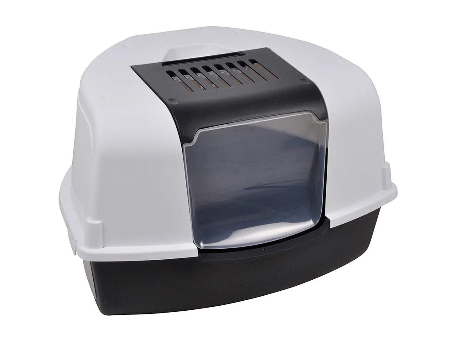 Litière pour Chat "Toilette" 58cm Anthracite