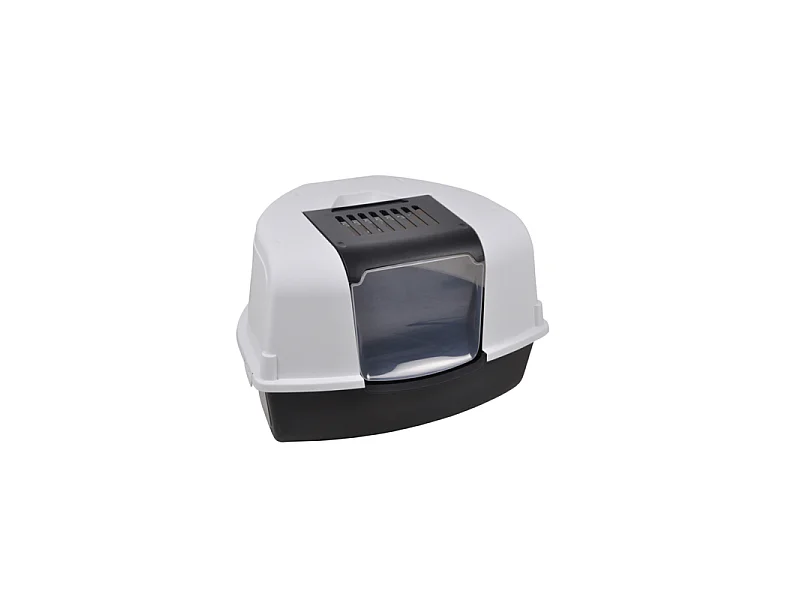 Litière pour Chat "Toilette" 58cm Anthracite