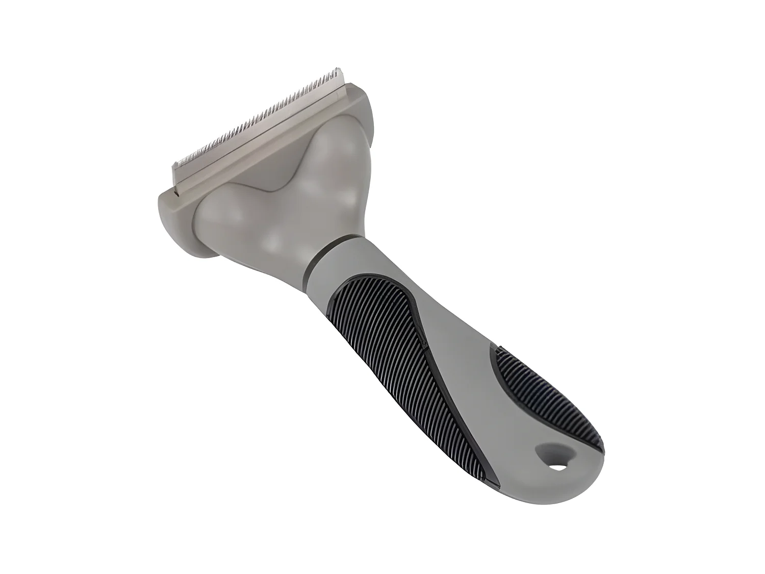 Brosse de Toilettage "Spéciale Sous Poils" 16cm Gris