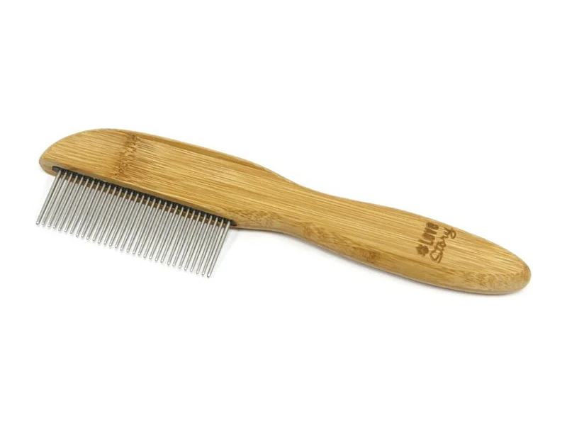 Peigne à Démêler Chien & Chat "Bambou" 21cm Naturel