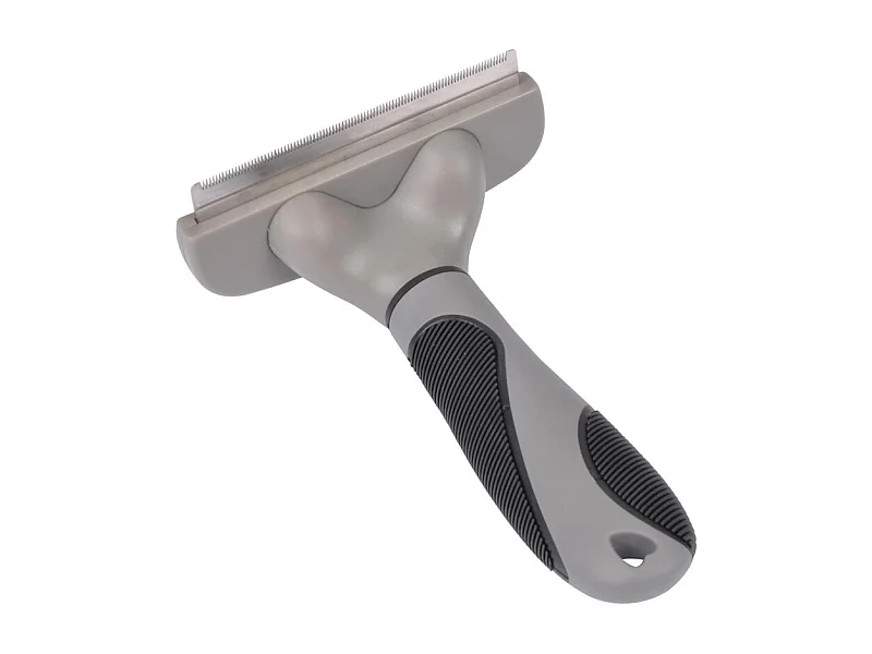 Brosse pour Chien & Chat "Sous Poils" 16cm Gris