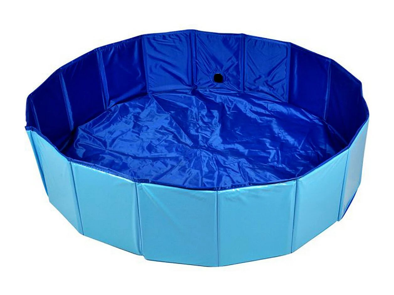 Piscine pour Chien "Robinet" 120cm Bleu