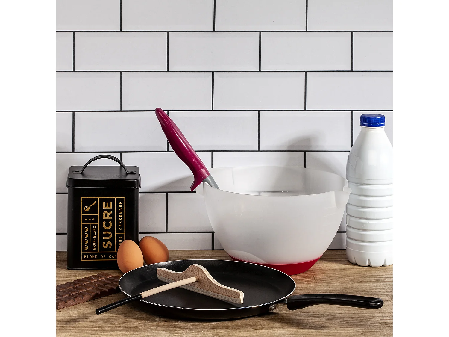 Crepiere Induction Noire 26cm Noir